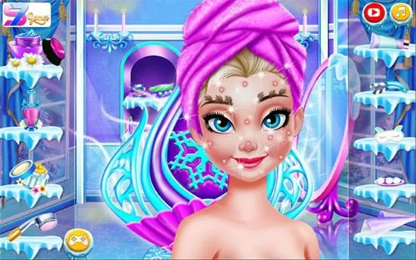 game trang điểm - Elsa trang điểm